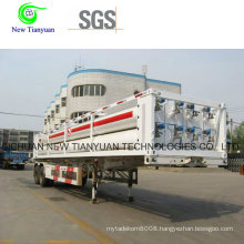 High Pressure CNG 6-Tube Trailer for CNG Daughter Station